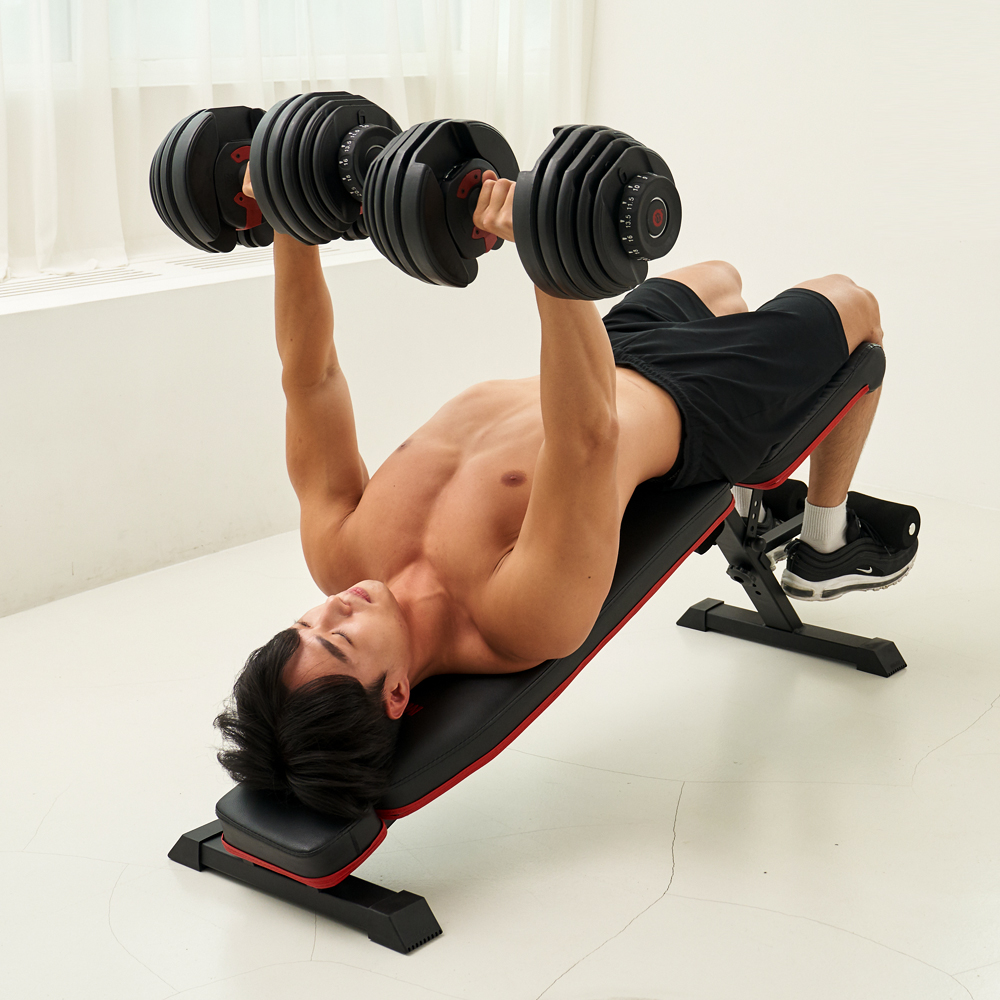 멜킨 볼튼 각도조절 인클라인 가정용 접이식 헬스 벤치프레스 디클라인 벤치 운동기구 의자