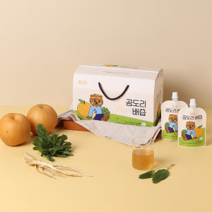 황금밭 곰도리배즙 100ml x 30팩 곰보배추 도라지 배 / 시럽 중 ... 맛있게 먹은 솔직 후기 - 상품 이미지 2