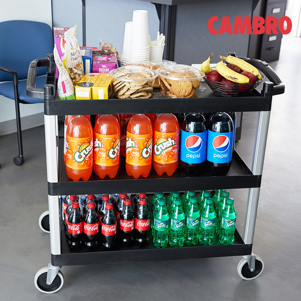 캠브로 서비스카트 - 삼면패널형 (대) BC340KD+BC340KDP - 상세 이미지 3
