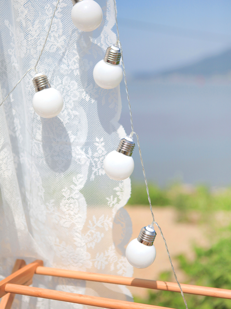 캠핑감성조명 캠핑전구 10구 큰앵두 LED 알전구 파티라이트