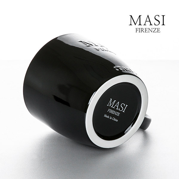 MASI 도자기 빅 머그컵 시리얼볼 스프컵 670ml 블랙 - 상세 이미지 4