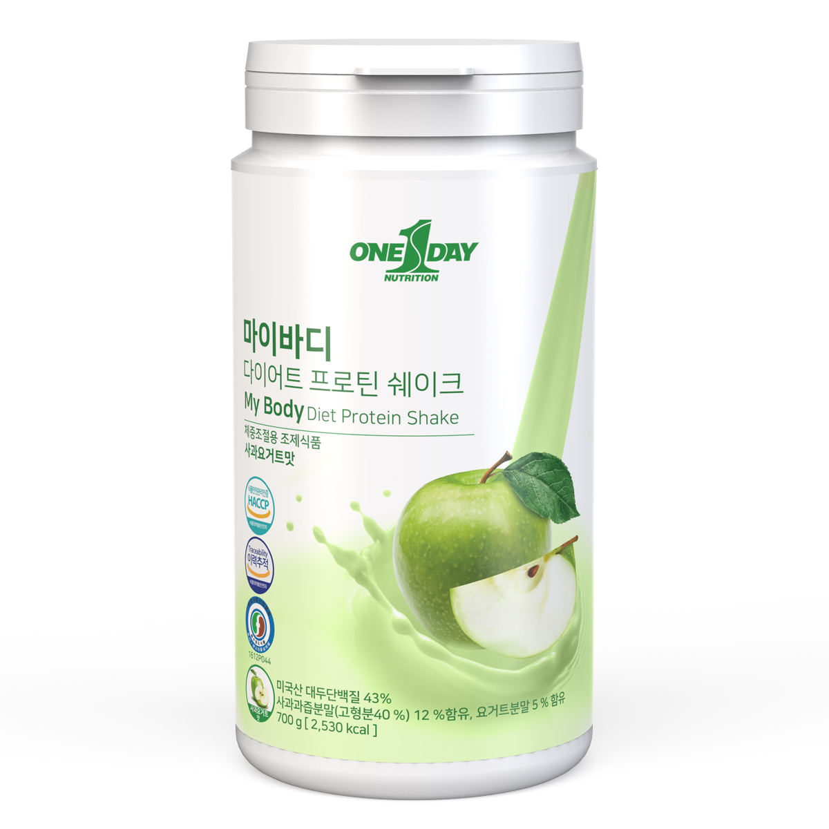 마이바디 다이어트 프로틴 쉐이크 사과요거트맛 700g - 상품 이미지