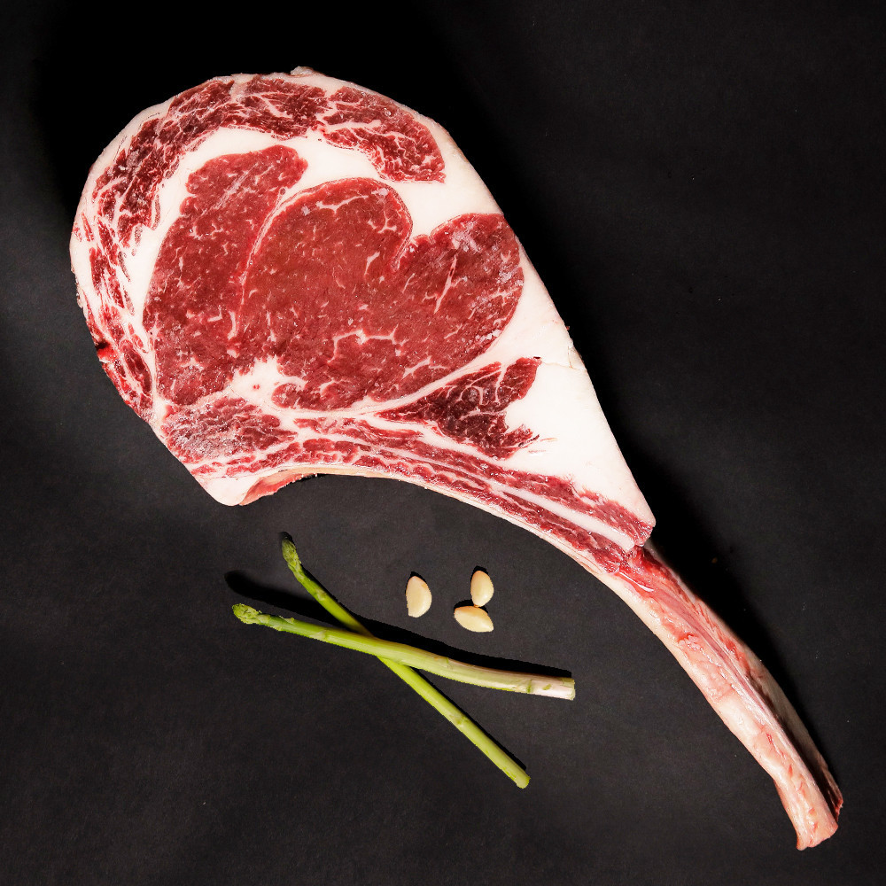 리얼 토마호크 스테이크 5cm 소고기 등심 새우살 갈비살 캠핑 홈파티요리 바베큐 고기