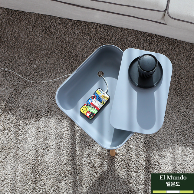 엘문도 소파사이드테이블 거실 침대 협탁 간이보조 - 상세 이미지 5