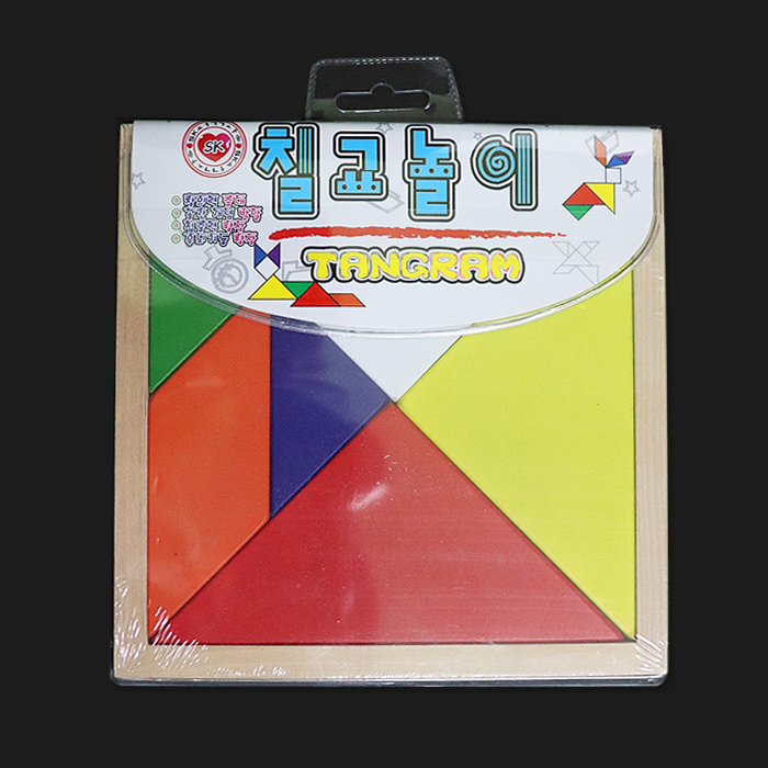 칠교놀이 (대) /유아퍼즐 교구 - 상품 이미지