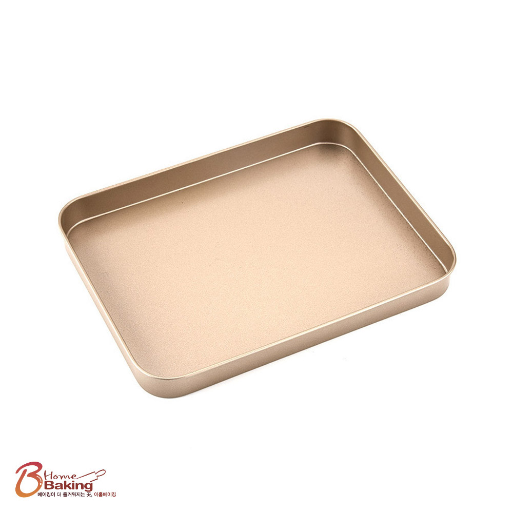 높은미니오븐팬 쿠키팬 18.8x24.6x2.4cm 10인치 소형 24cm 테프론시트 치킨