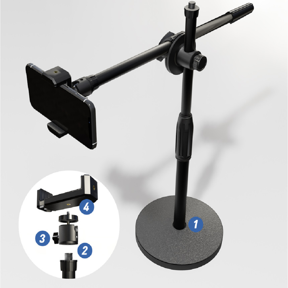 항공샷 수직촬영 삼각대 유튜브 브이로그 탑뷰 카메라 거치대