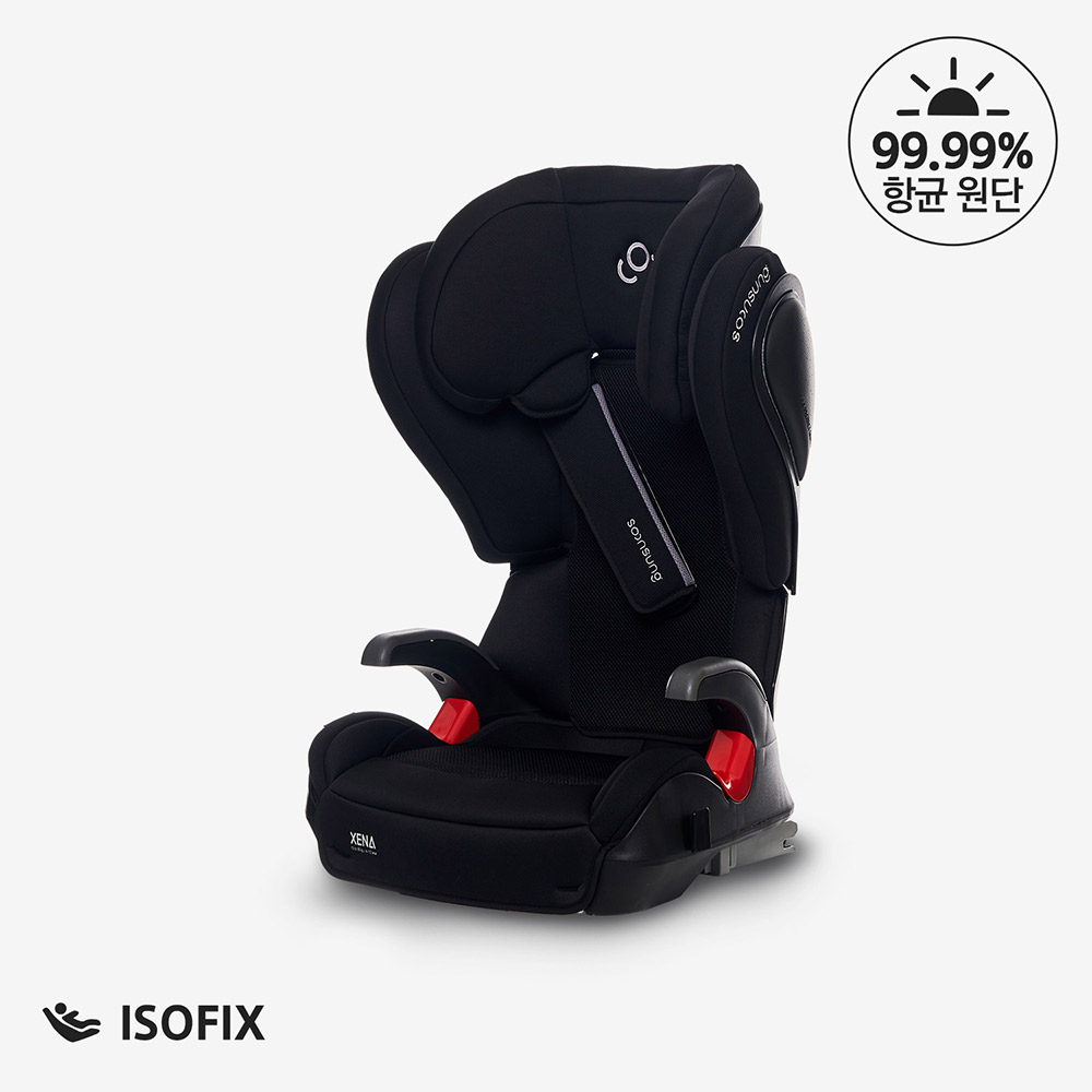 순성 제나주니어 플러스 카시트 (ISOFIX) 색상선택 / 컵홀더+킥매트 - 상세 이미지 4