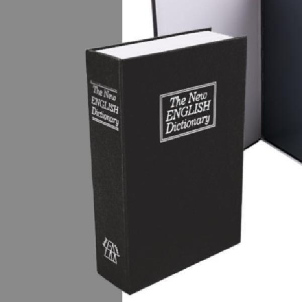 책 돈 금고 통 작은 미니 간이 호텔금고 업소용 현금 보관 금전통 소형 지폐 보관함 모양 - 메인 이미지