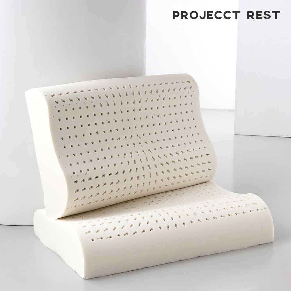 프로젝트쉼, 천연 라텍스 경추 기능성 숙면 수면 베개 스몰 2개