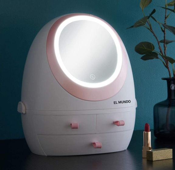 엘문도 좌식화장대 미니화장대 간이 서랍