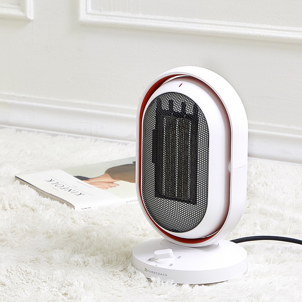퓨어코치 CH1500S 상하좌우 가정용 사무실 PTC 미니 전기온풍기