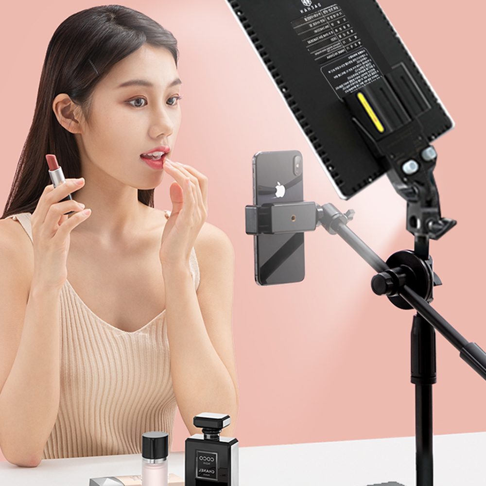 유튜브 방송 촬영 조명 영상 탁상용 핸드폰 거치대 포함 KIT-ST02 - 상세 이미지 5