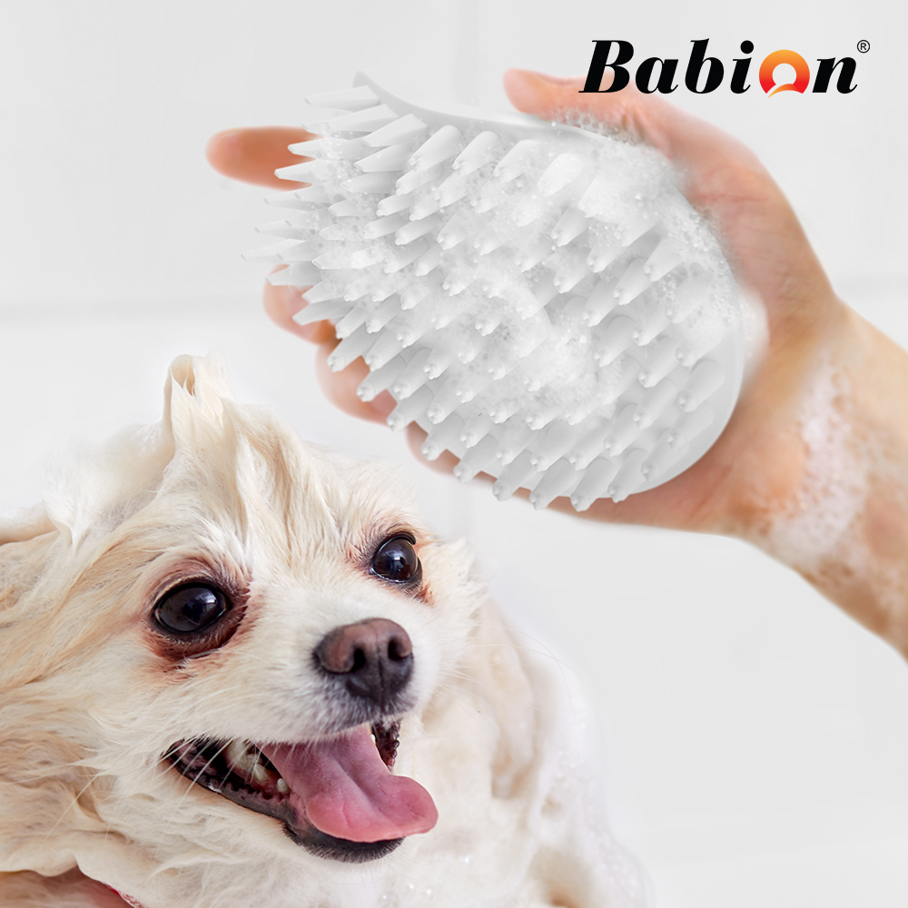 바비온 실리콘 강아지 고양이 힐링 목욕 샤워 세정 마사지 브러쉬 101R