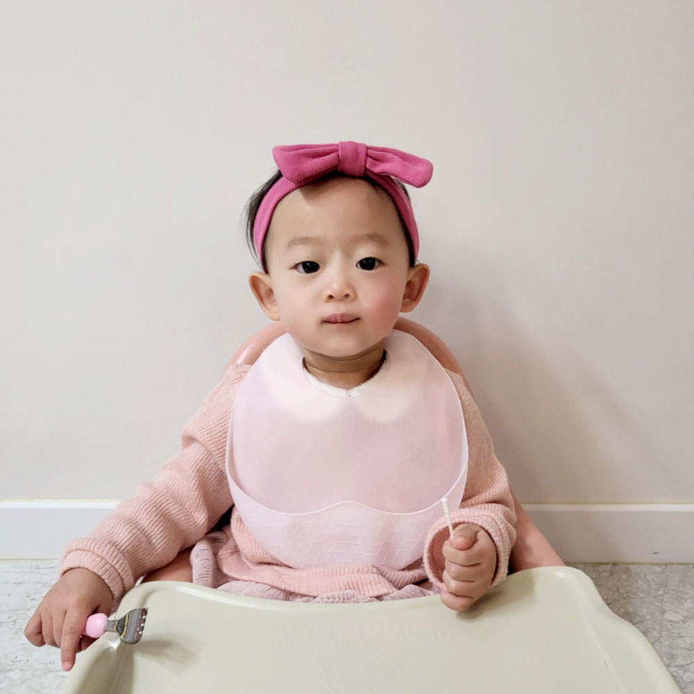 예꼬맘 젤리 실리콘 아기 턱받이 2개입 신생아 베이비 어린이 침받이 이유식 용품 이미지 8