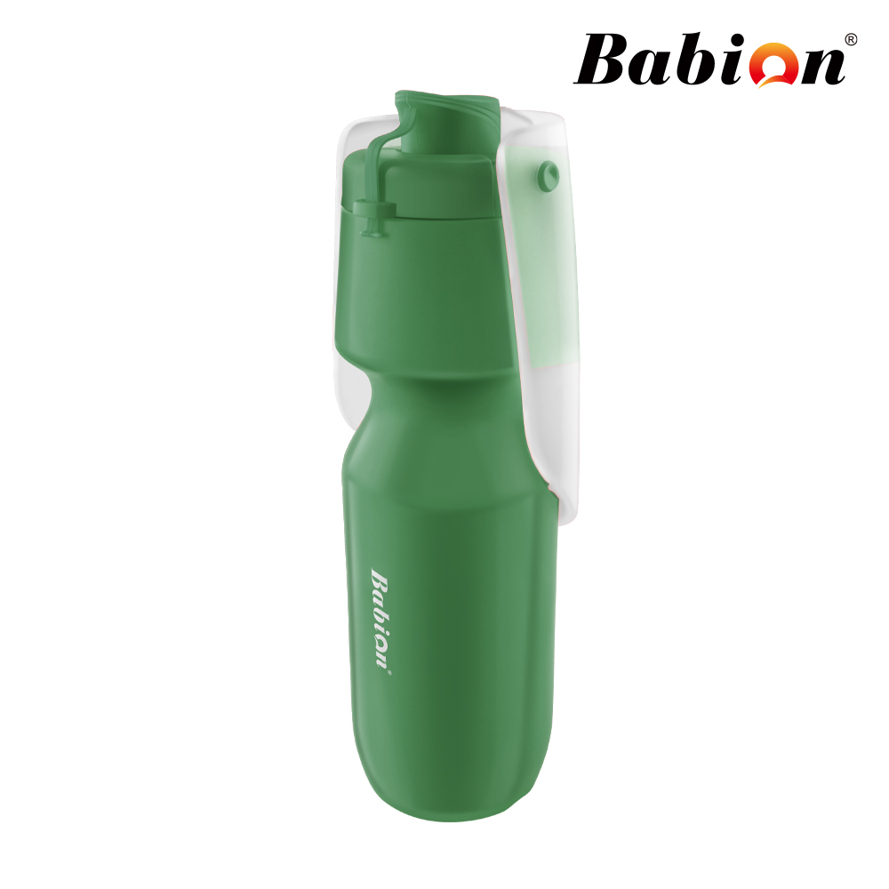 바비온 댕댕보틀 휴대용 강아지 애견 산책 물통 실리콘 물병 700ml 오렌지/그린 - 상세 이미지 4