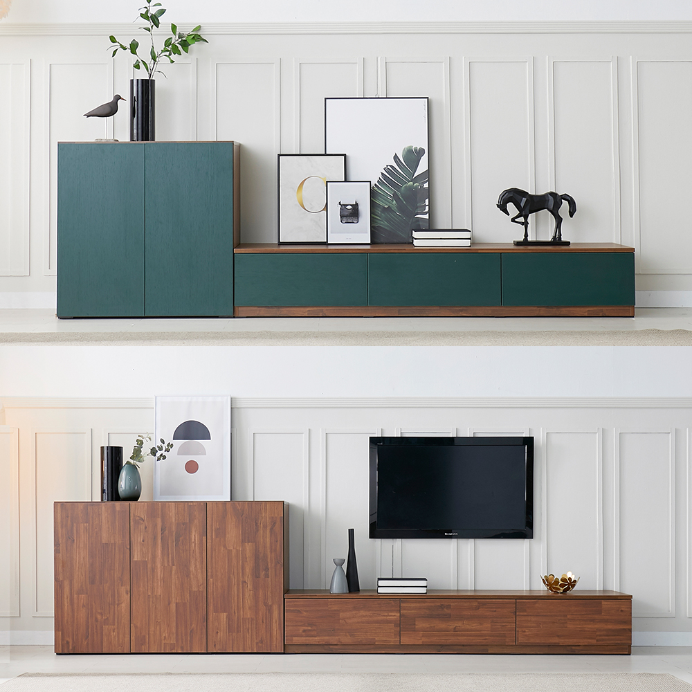 빌트라인 리브 TV장 1200 거실 낮은 수납장 TV대