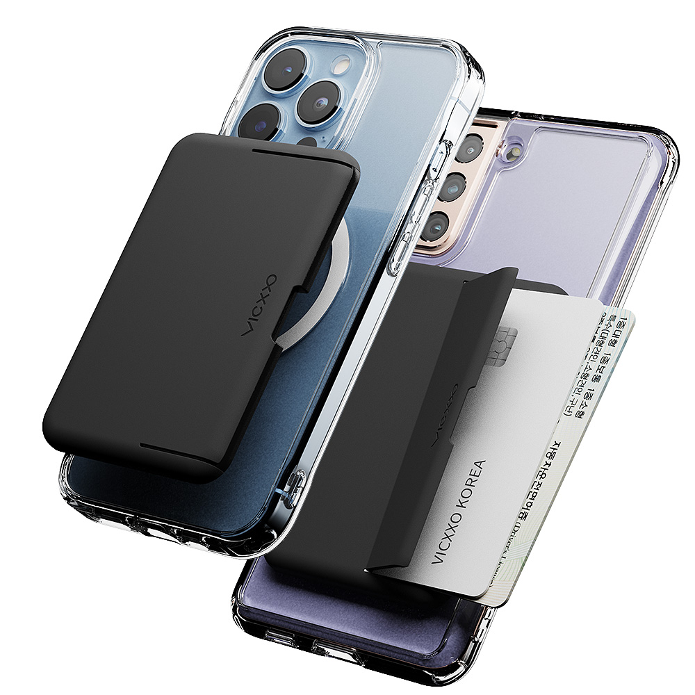 빅쏘 아이폰 맥세이프 카드지갑 실리콘 케이스 EZ 슬라이더