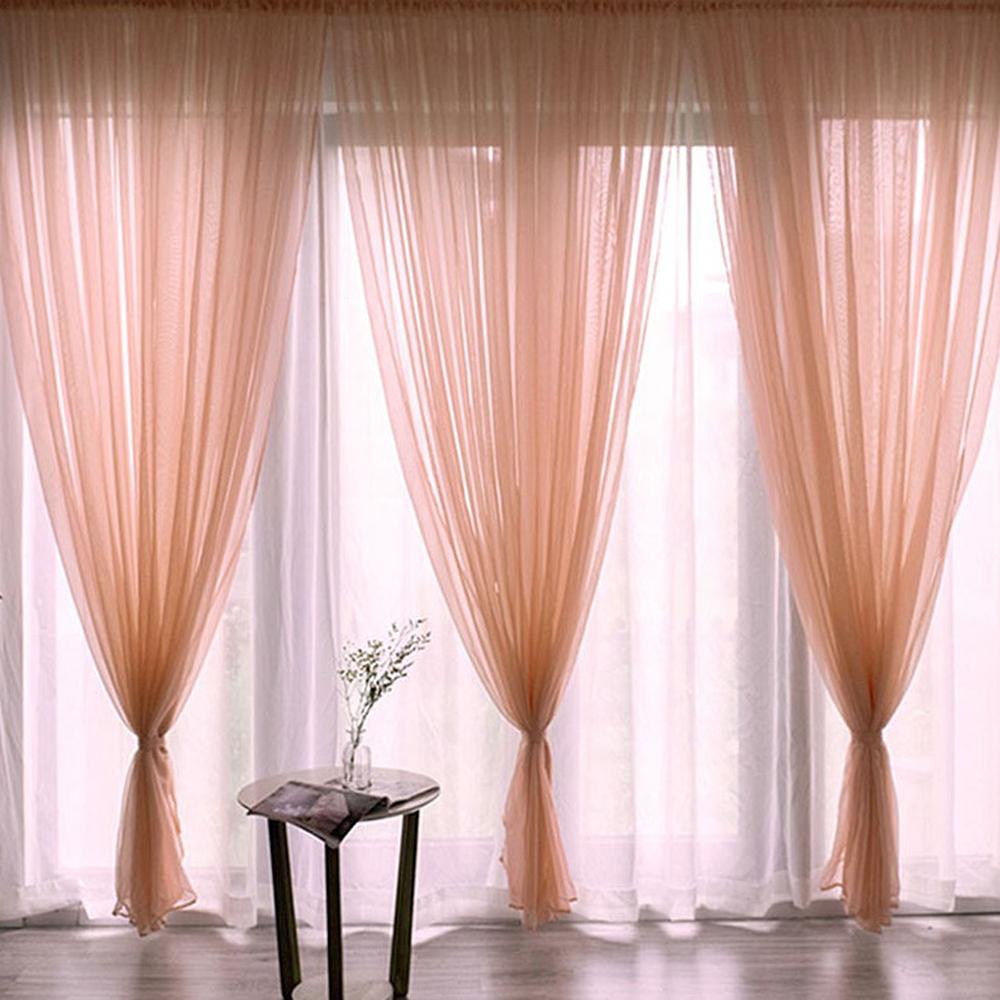 아파트거실커텐 침실커튼 쉬폰 감성커튼