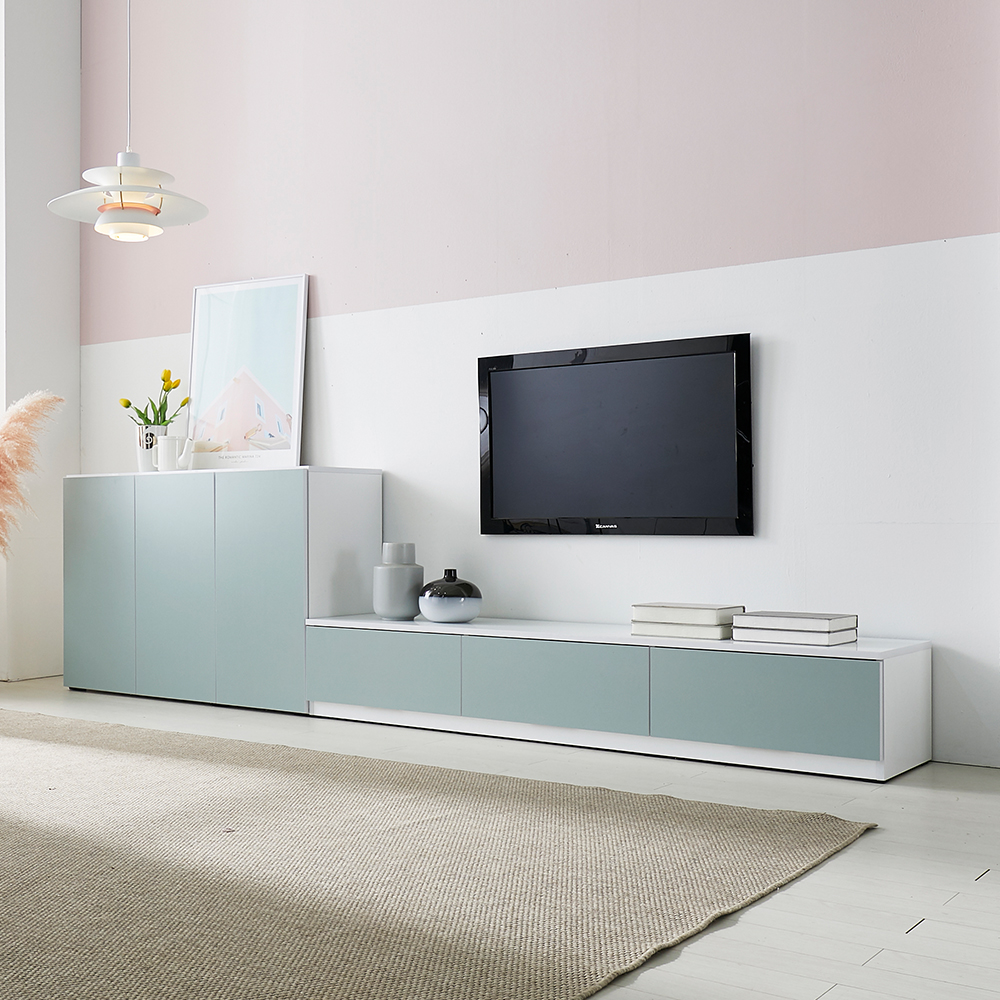 빌트라인 리브 TV장 1200 거실 낮은 수납장 TV대