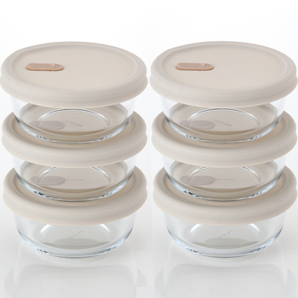 네오플램 전자렌지용 냉동 밥 보관용기 6P세트