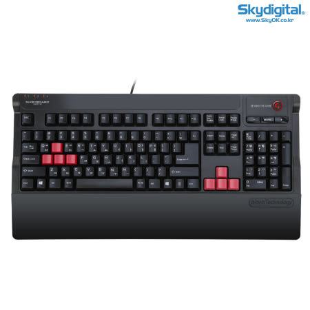 스카이디지탈 NKEYBOARD NKEY-2 게이밍 키보드 손목받침대포함