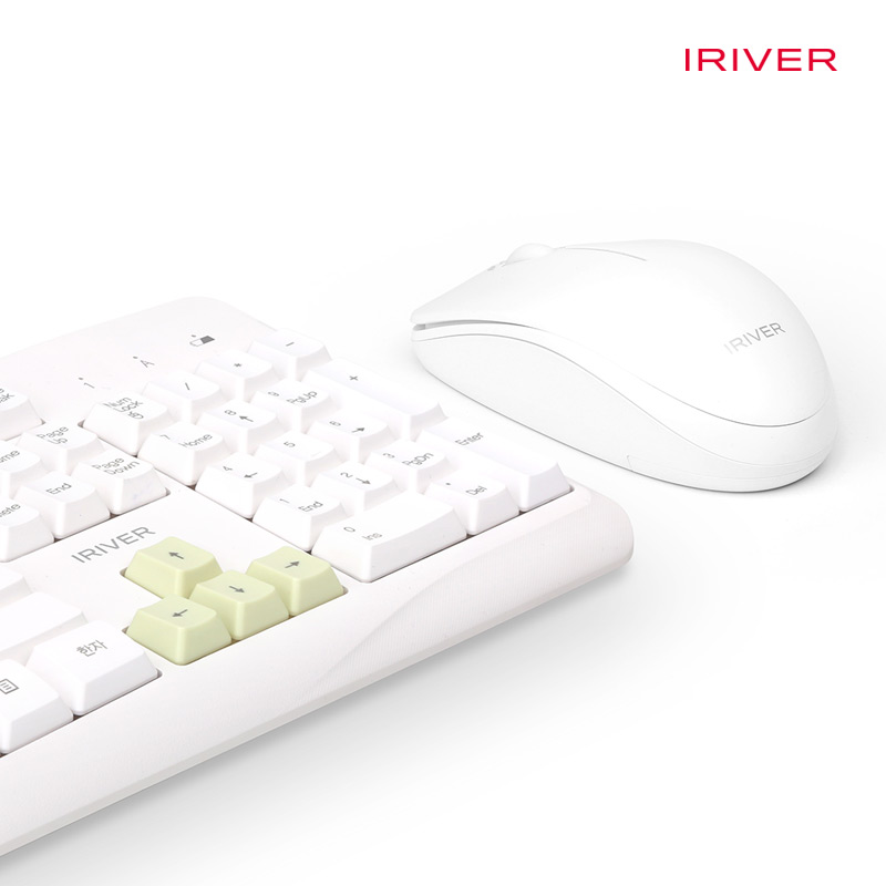 아이리버 EQWEAR-T30 무선콤보 무선키보드마우스세트 화이트