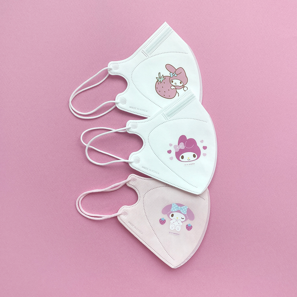 어린숨 산리오 어린이 마스크 30매 초등학생 유아 아동 어린이집 시나모롤 소형