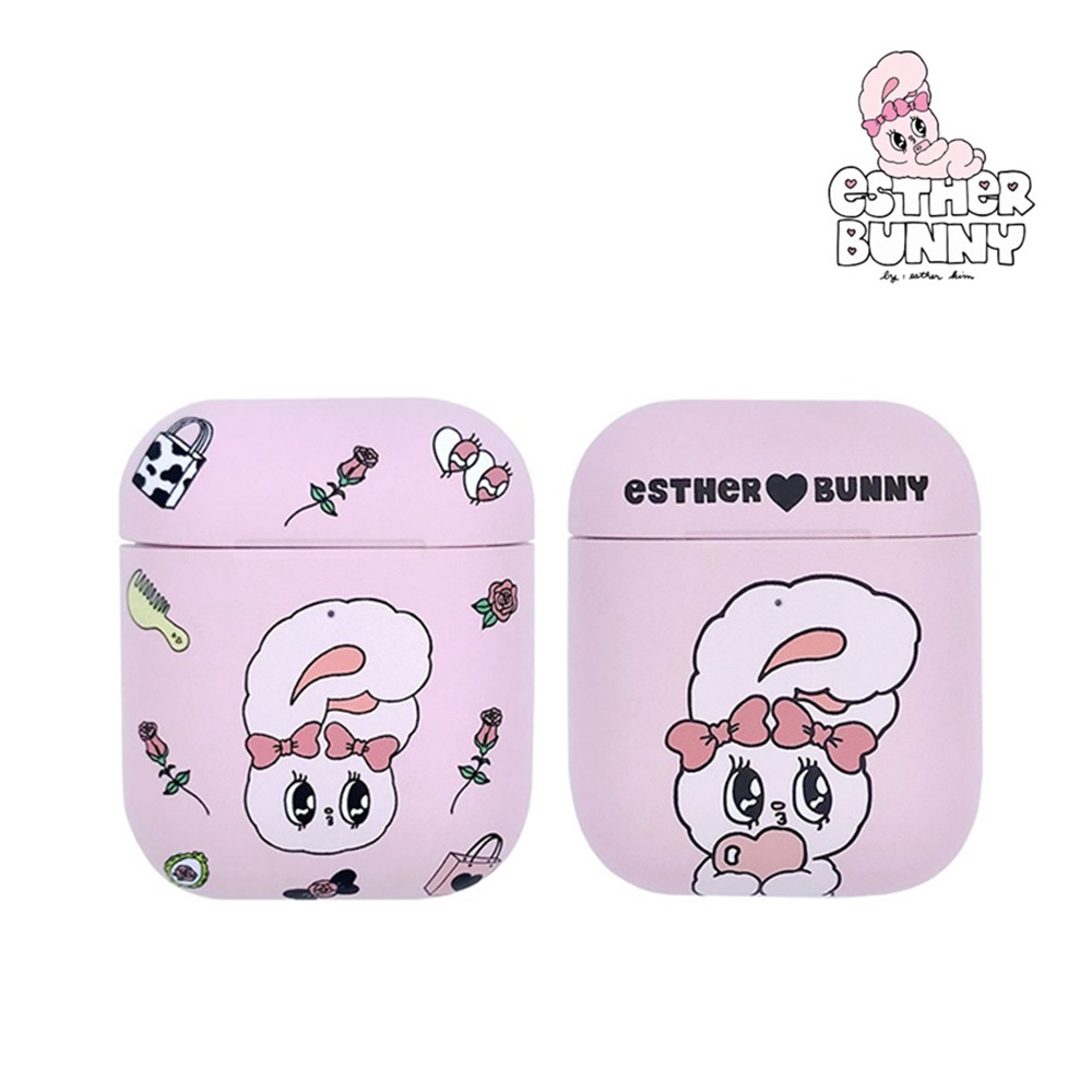 에스더버니 에어팟2 케이스 핑크버니/하트꼬옥버니