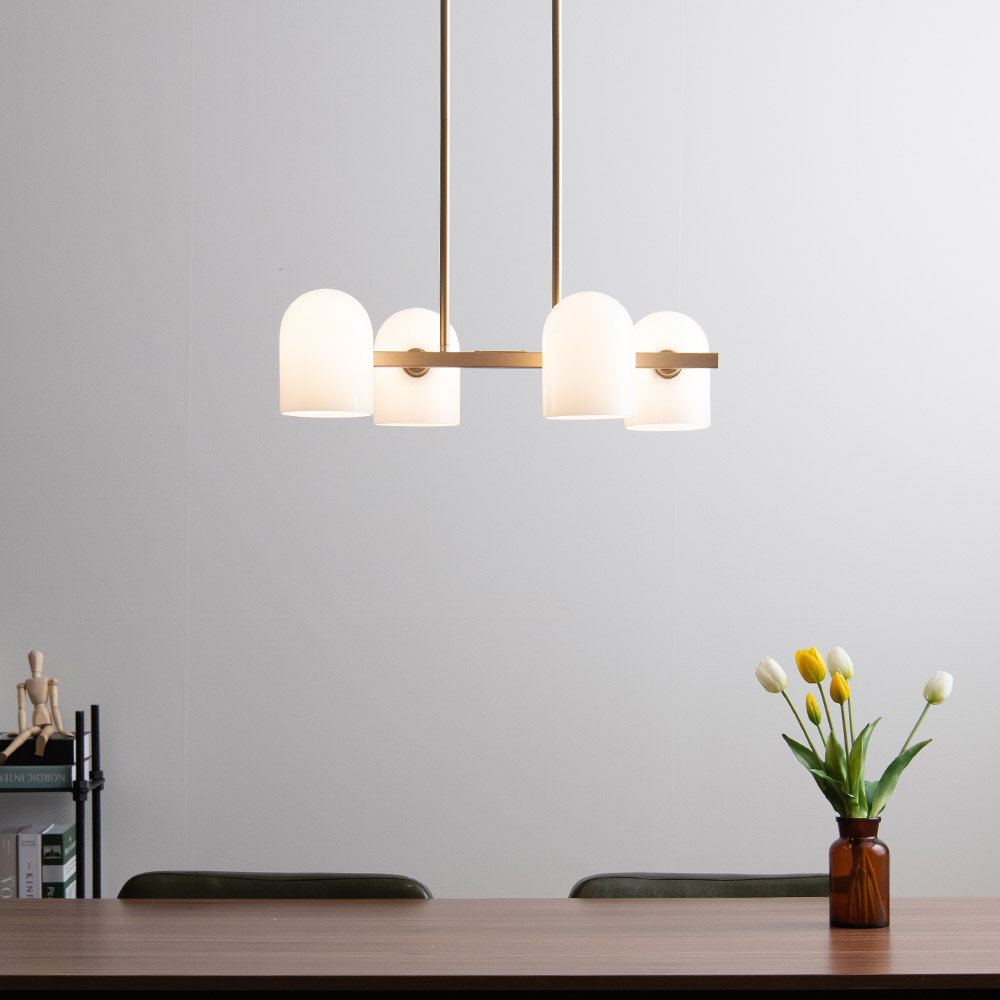 식탁조명 식탁등 스케링 4등 주방 인테리어조명 카페 무드등