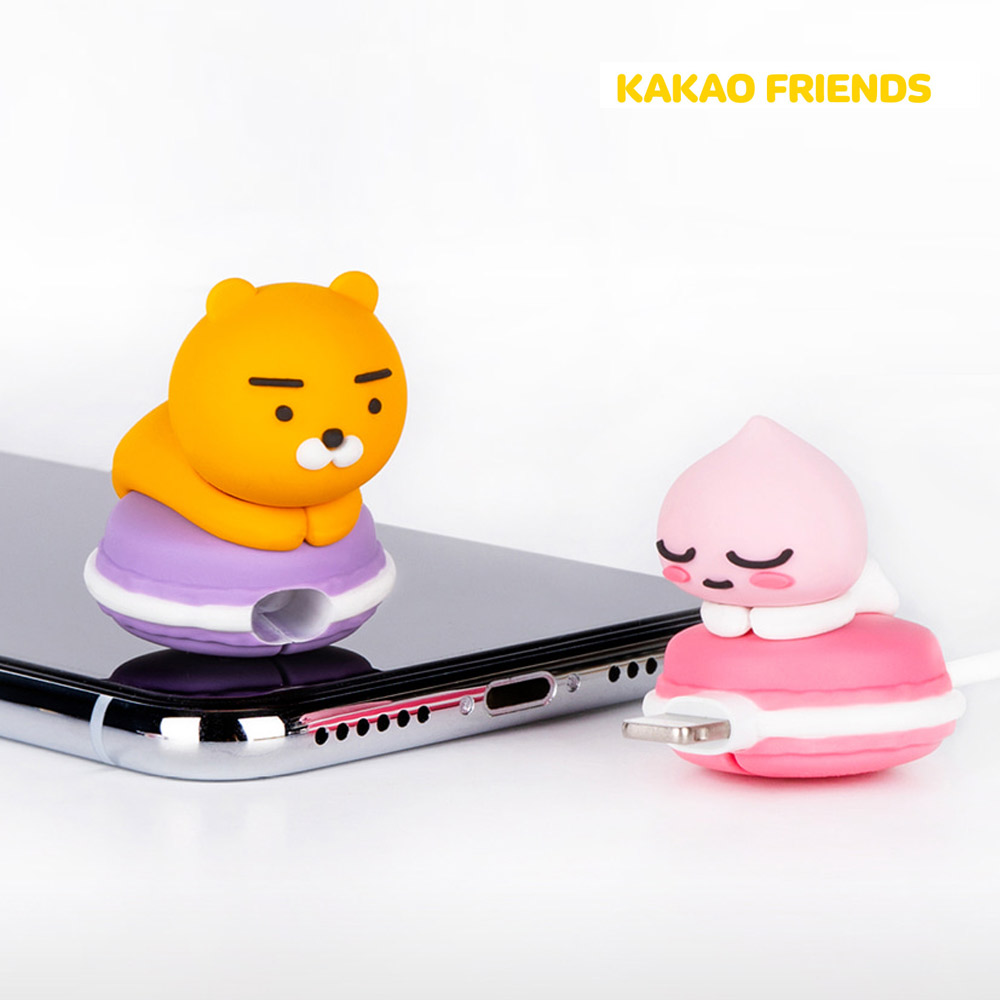 카카오 마카롱 케이블 보호캡 - 상품 이미지