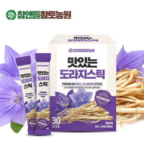 참앤들황토농원 맛있는 도라지 스틱 12g 1박스 (총 30포) - 상세 이미지 2