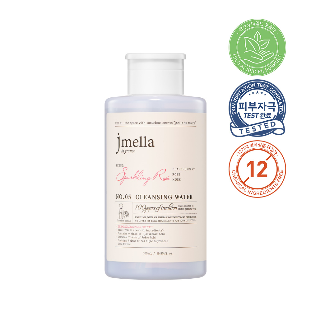1+1 제이멜라 페이보릿 클렌징 워터 500ml - 상세 이미지 2