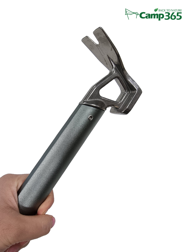캠프365 캠핑용품 경량 파운딩 해머 망치 소품 스틸 알루미늄
