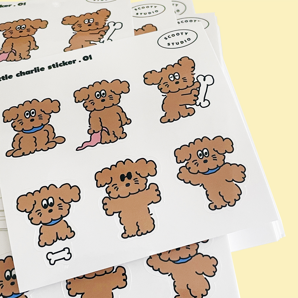 리틀 찰리 스티커 01 제품 이미지