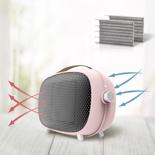 [에이그라운드] 미니 팬 히터 / 캠핑 차박 가정용 전기히터 AH-800W