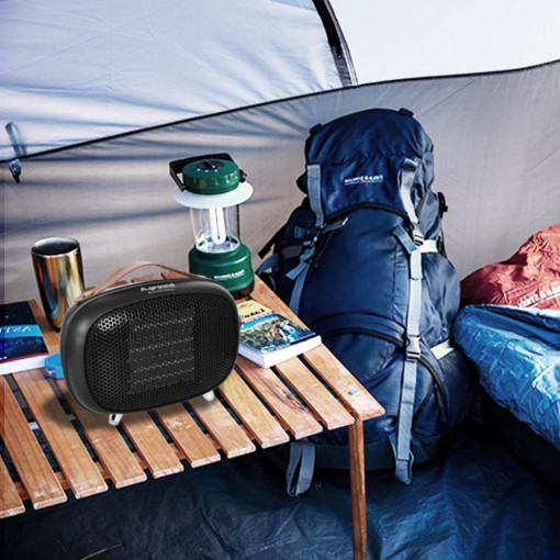 [에이그라운드] 미니 팬 히터 / 캠핑 차박 가정용 전기히터 AH-800W