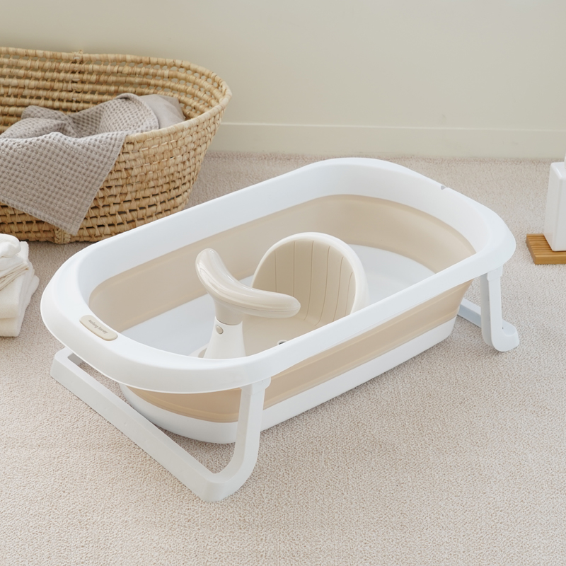 말랑하니 신생아 싱크대 접이식 아기욕조