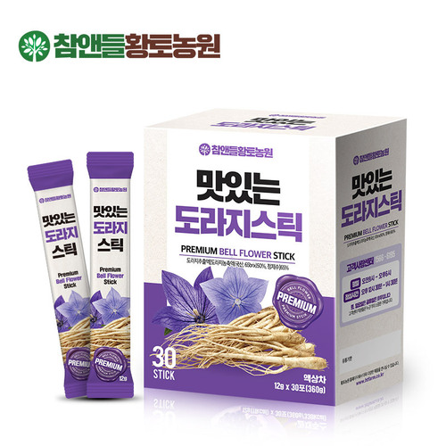 참앤들황토농원 맛있는 도라지 스틱 12g 1박스 (총 30포) - 상세 이미지 3