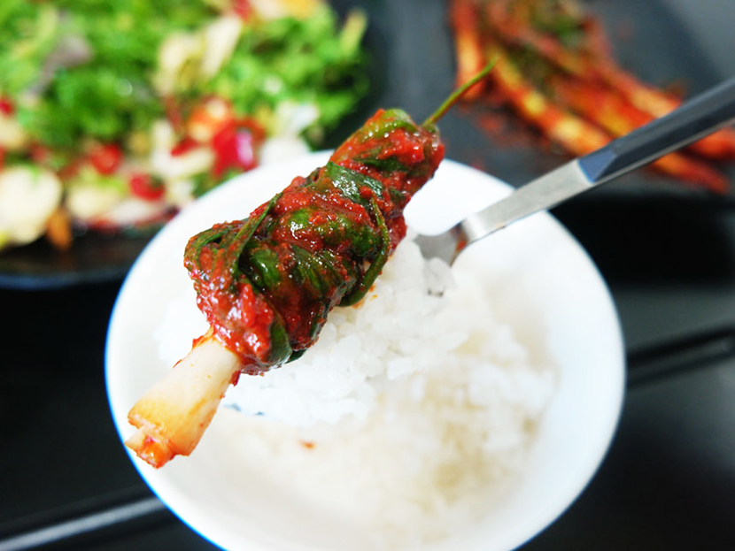 핵폭탄파김치 실비 매운 파김치 쪽파 1kg 입문용 오리지널 맵기 선택 가능 이미지 3