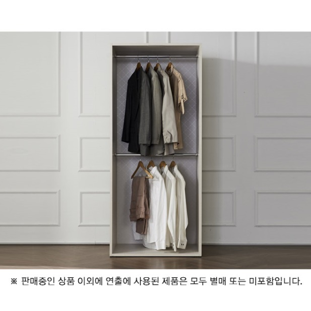 오픈형 옷장 간이옷장 자취 좁은 작은 방 원룸장롱 1인용 양복 소형 드레스룸 미니 장롱 - 상세 이미지 3