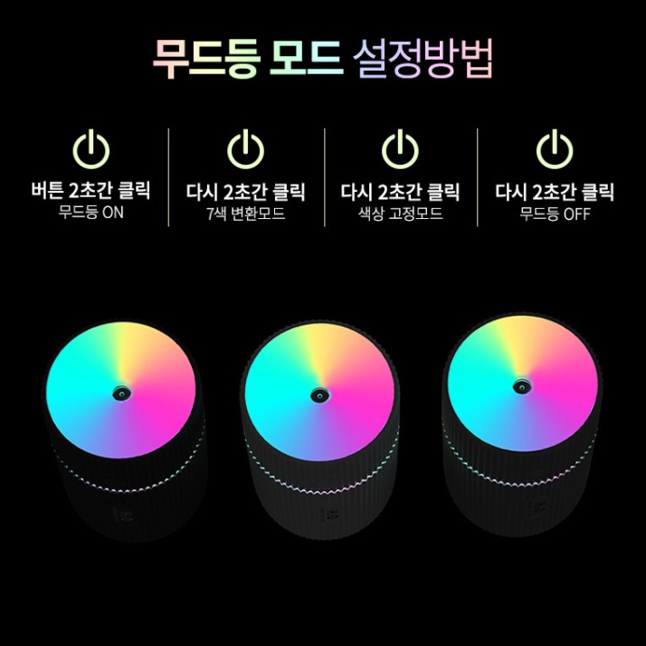 간이 탁상용 가습기 탁상 1인용 책상 가습기 회사용 사무실 가습기 