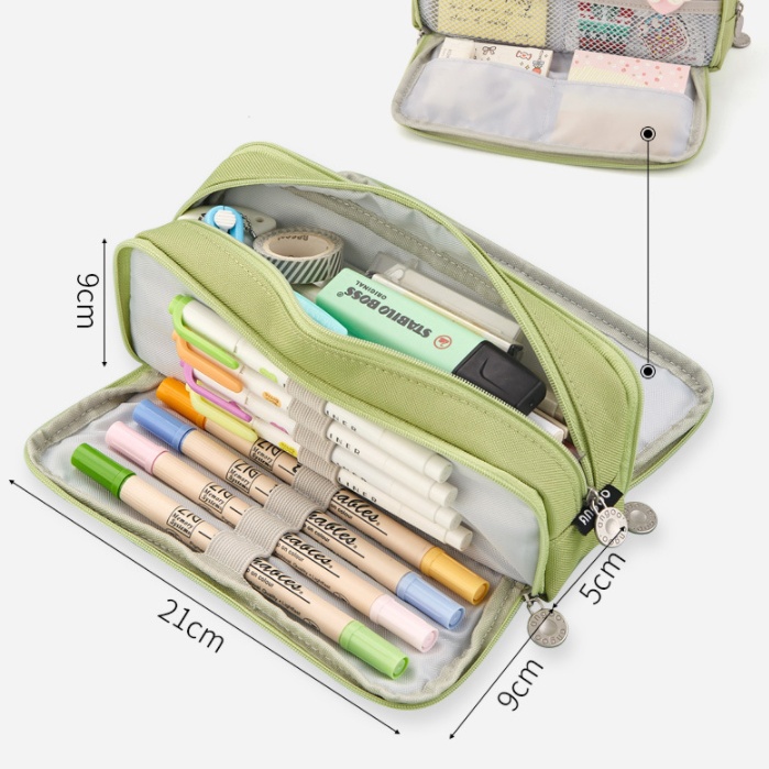 대학생필통 펜파우치 고등학생 공시생 대용량 필통 성인용 파우치 이미지 4