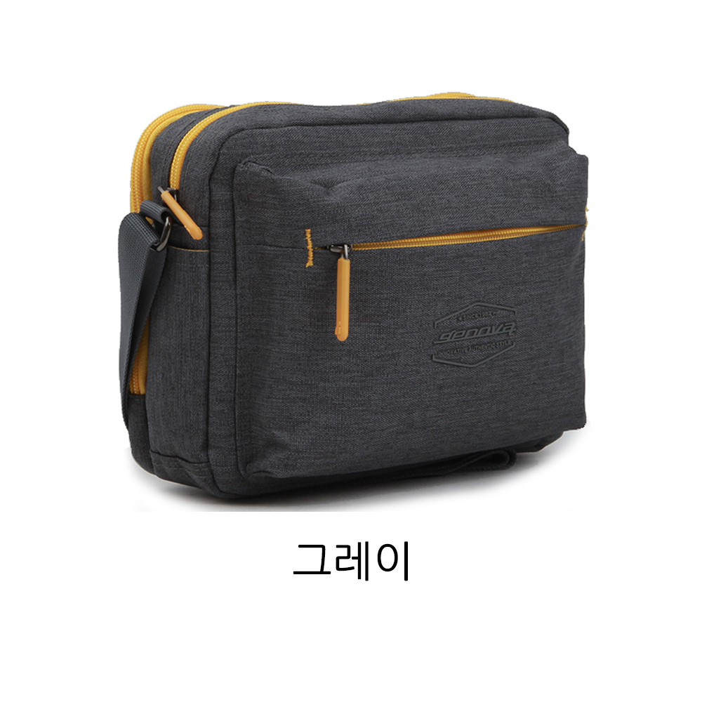 남자 크로스백 학생 직장인 소형가방 여행보조 메신저백 옆으로매는 어깨 작은 가방 - 상세 이미지 4