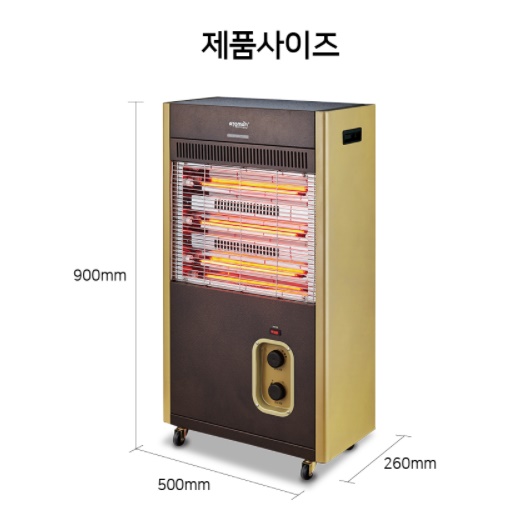 전기돈풍기 대형 온풍기 휴게소온풍기 전기 튜브 히터  - 상세 이미지 2