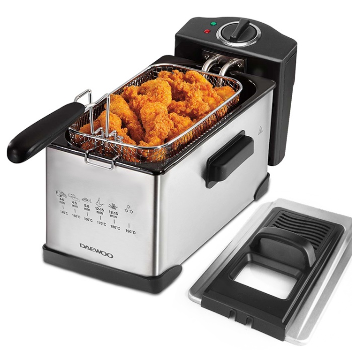 소형 미니튀김기 스텐 튀김기 가정용전기튀김기