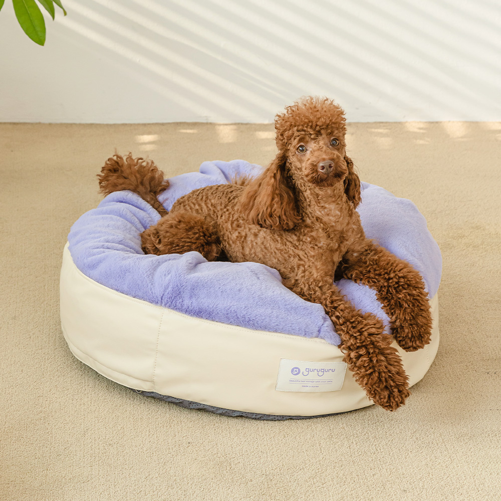 구루구루 구루베드 강아지 고양이 애견 펫 반려견 소형견 캣 빈백 침대 방석 쿠션 이미지 6