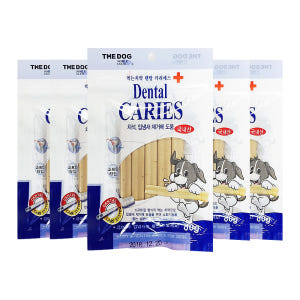 (유통기한임박 26.8.20) 더독 덴탈카리에스 강아지껌 80g x 5p 솔직 후기 | 실제 사용자 리뷰 총정리 - 상품 이미지 1