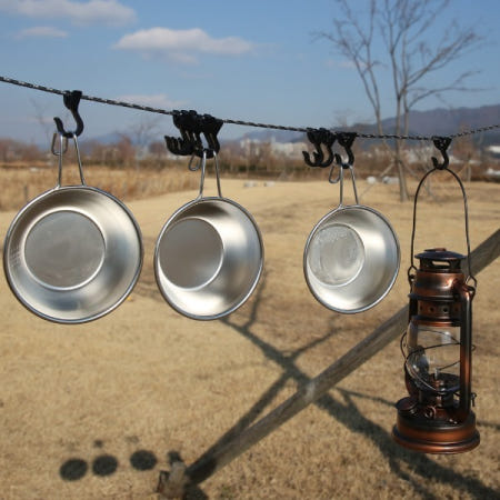 캔버라 로프행어 어닝행어 캠핑용품 식기류건조 캠핑