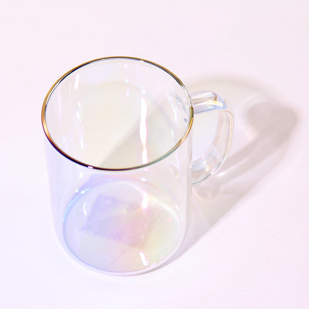 오로라 홀로그램 내열유리 머그컵 430ml - 상세 이미지 2